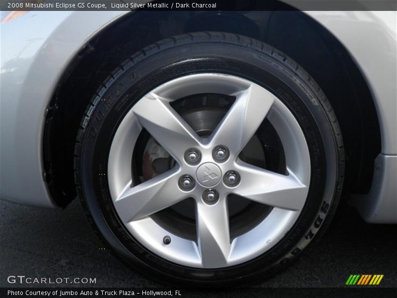 Liquid Silver Metallic / Dark Charcoal 2008 Mitsubishi Eclipse GS Coupe