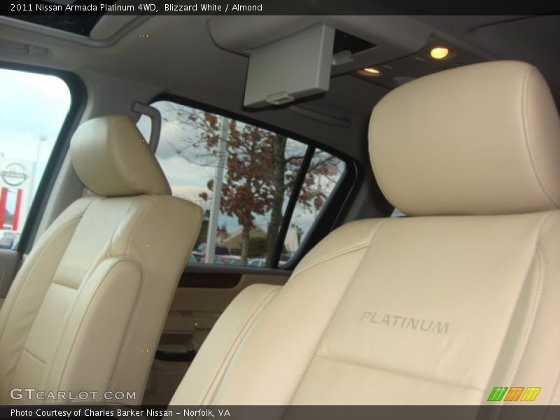 Blizzard White / Almond 2011 Nissan Armada Platinum 4WD