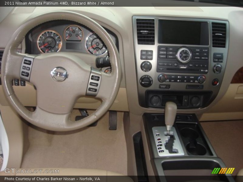 Blizzard White / Almond 2011 Nissan Armada Platinum 4WD