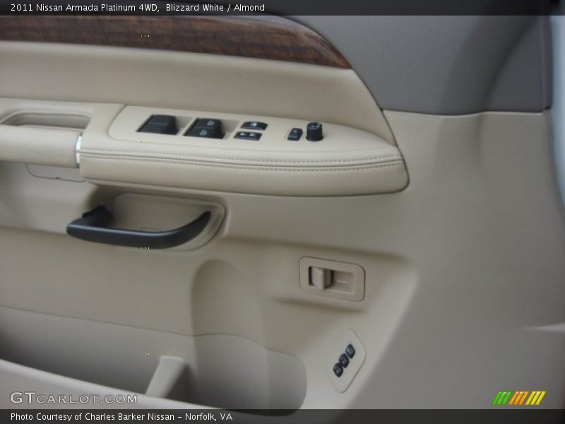 Blizzard White / Almond 2011 Nissan Armada Platinum 4WD