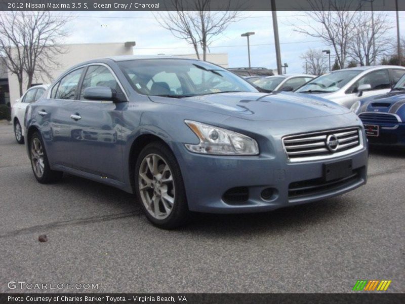 Ocean Gray / Charcoal 2012 Nissan Maxima 3.5 S