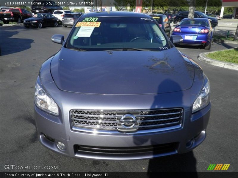 Ocean Gray / Charcoal 2010 Nissan Maxima 3.5 S