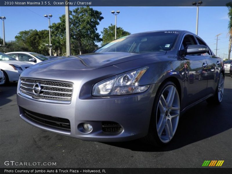 Ocean Gray / Charcoal 2010 Nissan Maxima 3.5 S