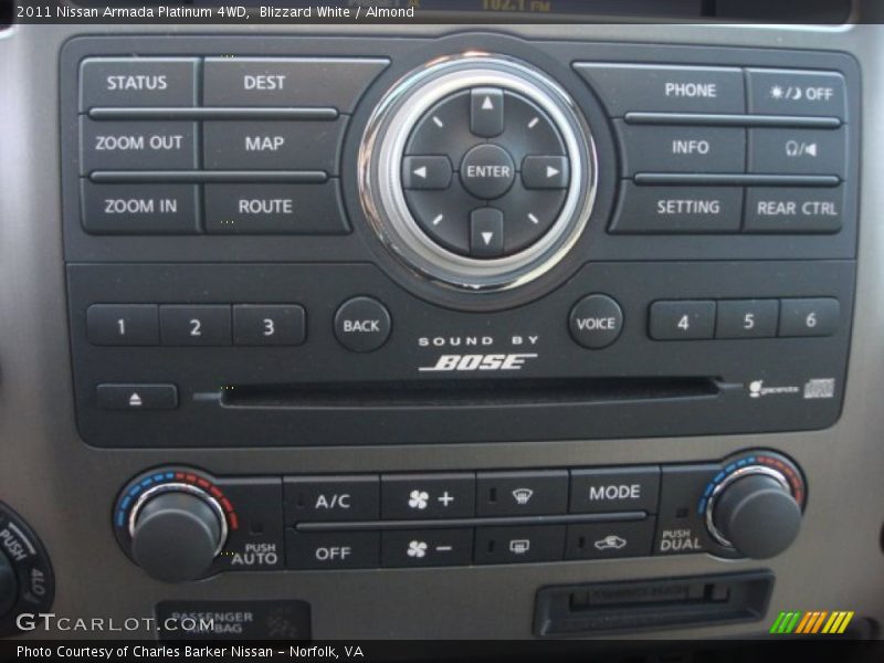 Blizzard White / Almond 2011 Nissan Armada Platinum 4WD