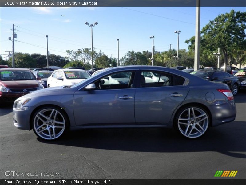 Ocean Gray / Charcoal 2010 Nissan Maxima 3.5 S