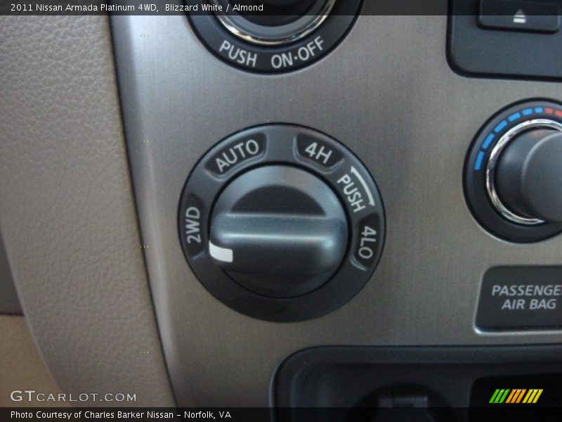 Blizzard White / Almond 2011 Nissan Armada Platinum 4WD