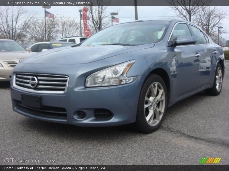 Ocean Gray / Charcoal 2012 Nissan Maxima 3.5 S