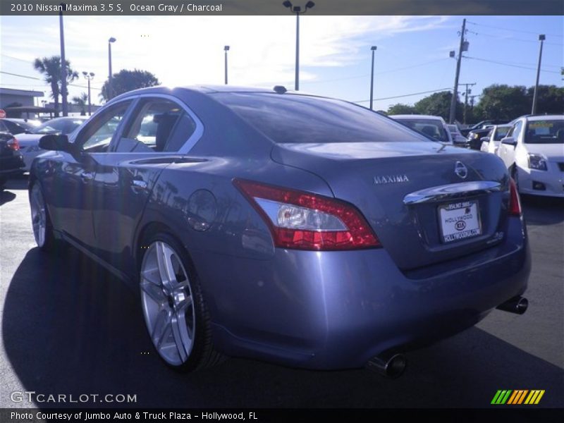 Ocean Gray / Charcoal 2010 Nissan Maxima 3.5 S