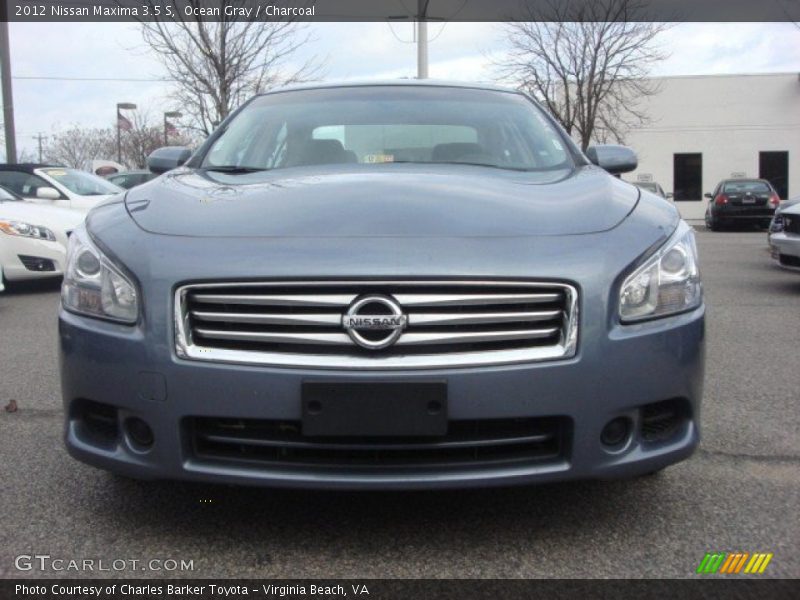 Ocean Gray / Charcoal 2012 Nissan Maxima 3.5 S