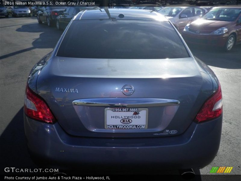 Ocean Gray / Charcoal 2010 Nissan Maxima 3.5 S