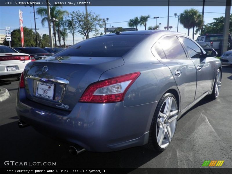 Ocean Gray / Charcoal 2010 Nissan Maxima 3.5 S