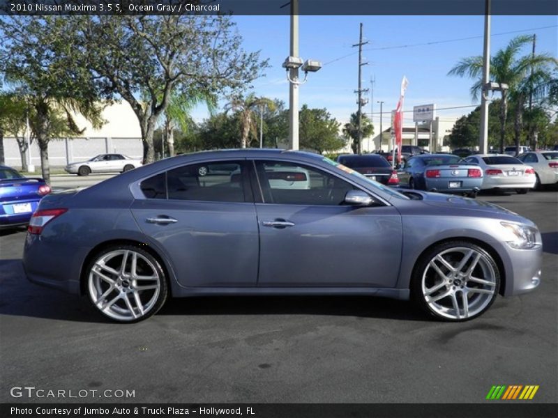 Ocean Gray / Charcoal 2010 Nissan Maxima 3.5 S