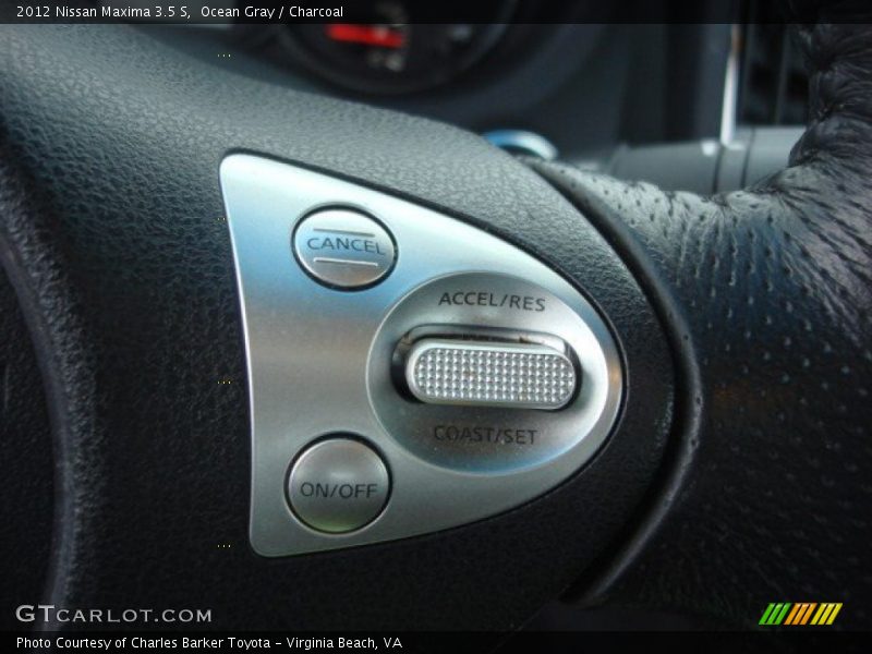 Ocean Gray / Charcoal 2012 Nissan Maxima 3.5 S
