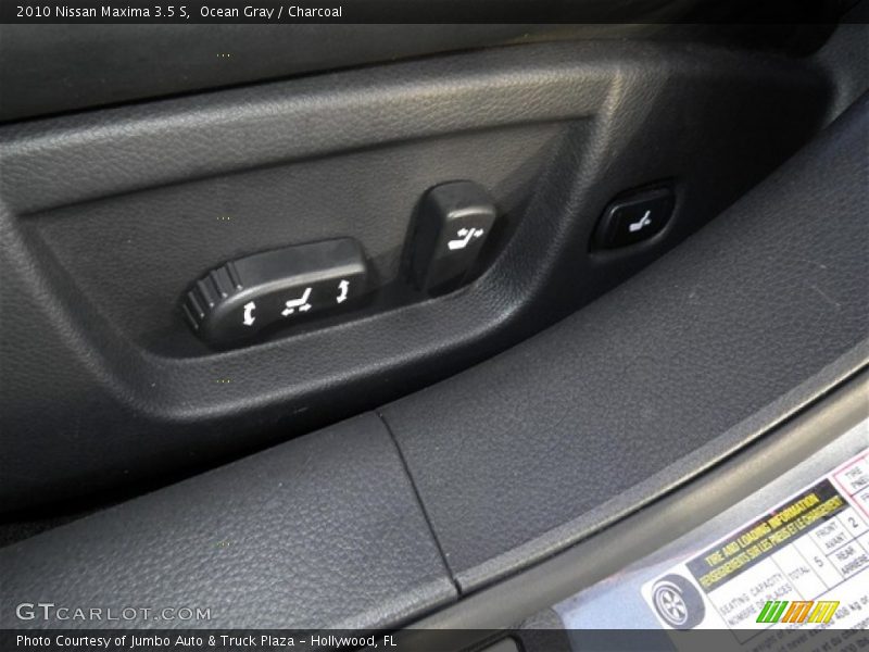Ocean Gray / Charcoal 2010 Nissan Maxima 3.5 S