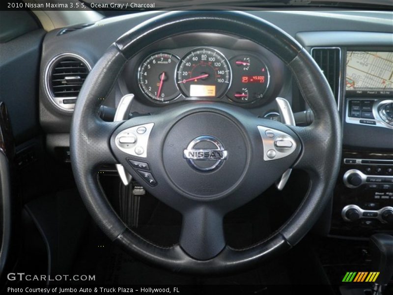Ocean Gray / Charcoal 2010 Nissan Maxima 3.5 S