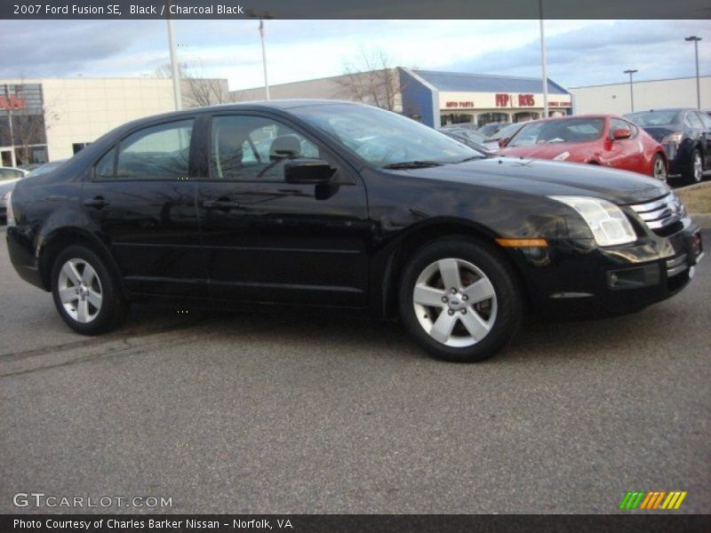 Black / Charcoal Black 2007 Ford Fusion SE