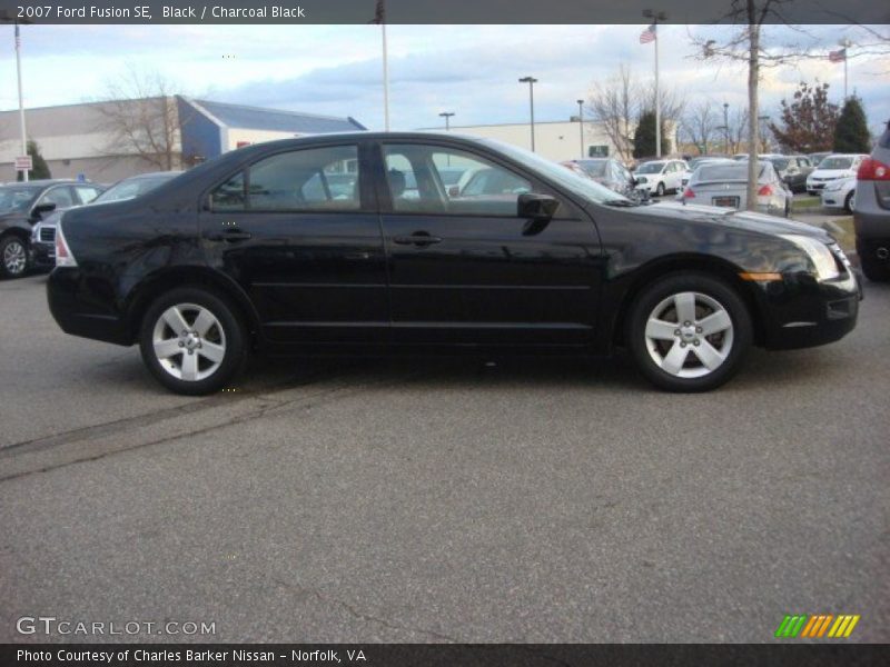 Black / Charcoal Black 2007 Ford Fusion SE