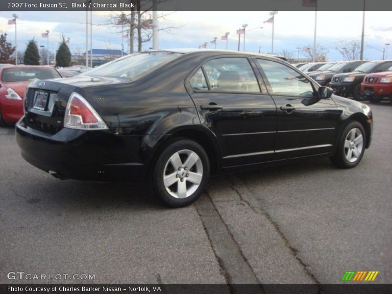 Black / Charcoal Black 2007 Ford Fusion SE