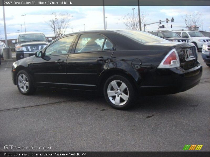 Black / Charcoal Black 2007 Ford Fusion SE