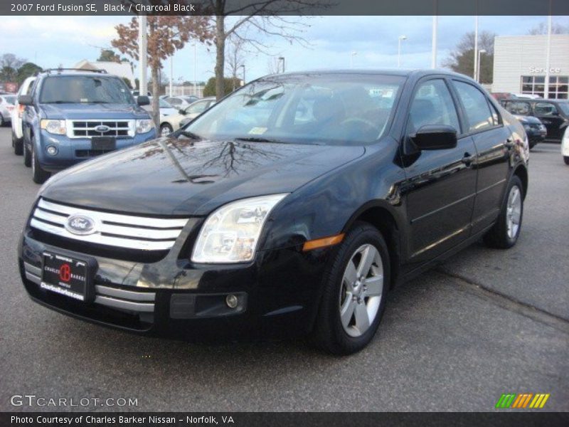 Black / Charcoal Black 2007 Ford Fusion SE