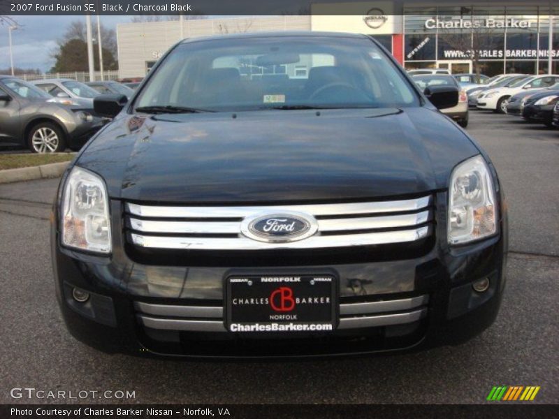 Black / Charcoal Black 2007 Ford Fusion SE