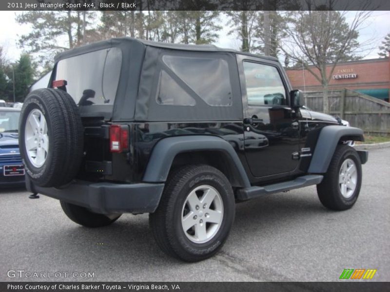 Black / Black 2011 Jeep Wrangler Sport 4x4