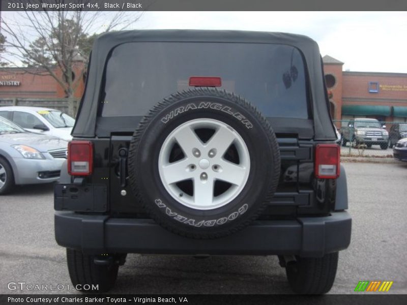 Black / Black 2011 Jeep Wrangler Sport 4x4