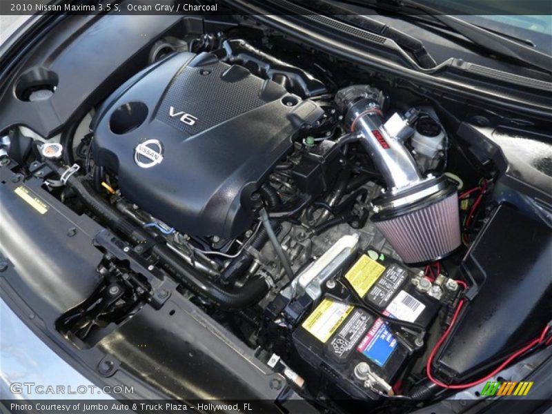 Ocean Gray / Charcoal 2010 Nissan Maxima 3.5 S