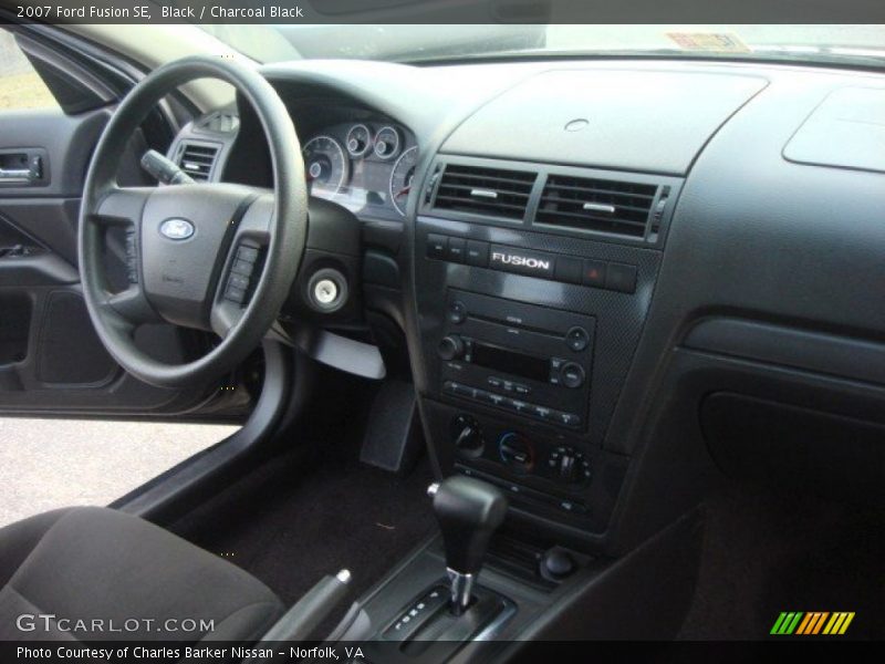 Black / Charcoal Black 2007 Ford Fusion SE