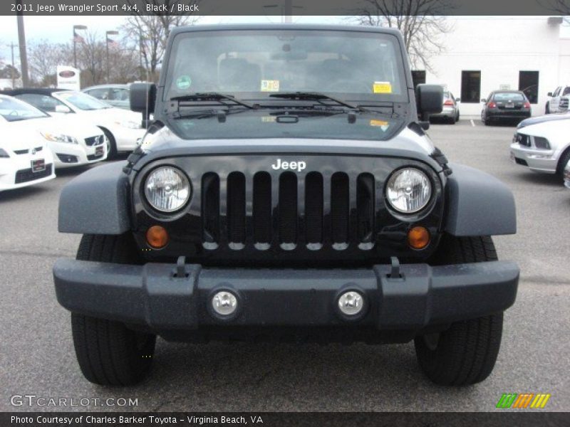 Black / Black 2011 Jeep Wrangler Sport 4x4