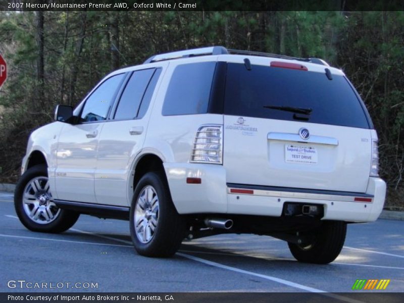 Oxford White / Camel 2007 Mercury Mountaineer Premier AWD