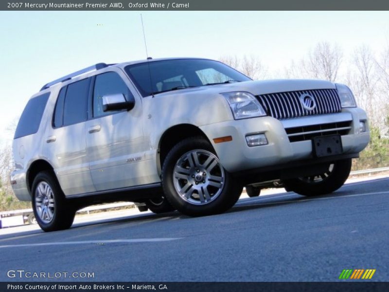 Oxford White / Camel 2007 Mercury Mountaineer Premier AWD