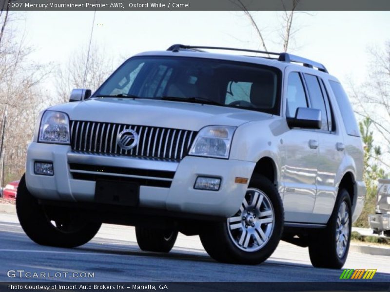 Oxford White / Camel 2007 Mercury Mountaineer Premier AWD