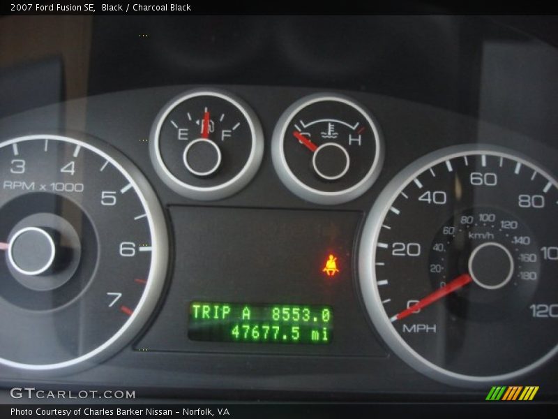 Black / Charcoal Black 2007 Ford Fusion SE