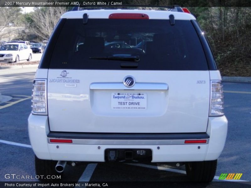 Oxford White / Camel 2007 Mercury Mountaineer Premier AWD