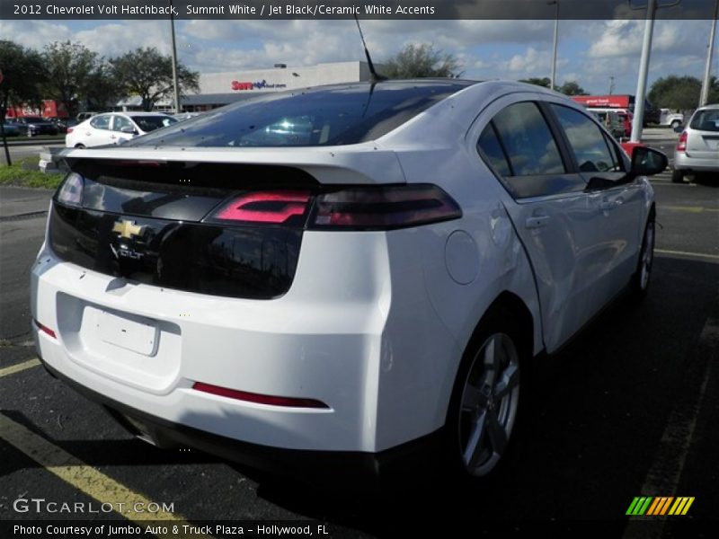 Summit White / Jet Black/Ceramic White Accents 2012 Chevrolet Volt Hatchback
