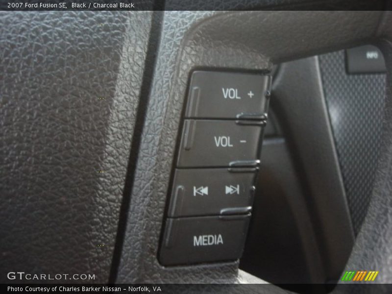 Black / Charcoal Black 2007 Ford Fusion SE
