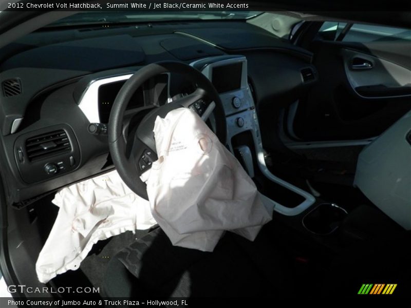 Summit White / Jet Black/Ceramic White Accents 2012 Chevrolet Volt Hatchback