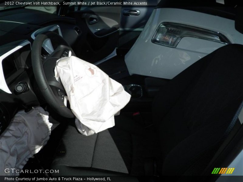 Summit White / Jet Black/Ceramic White Accents 2012 Chevrolet Volt Hatchback