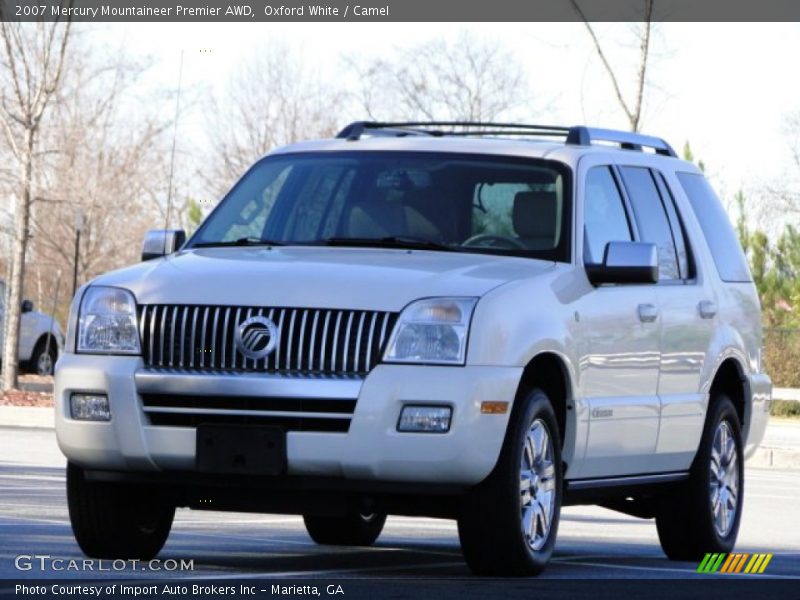 Oxford White / Camel 2007 Mercury Mountaineer Premier AWD