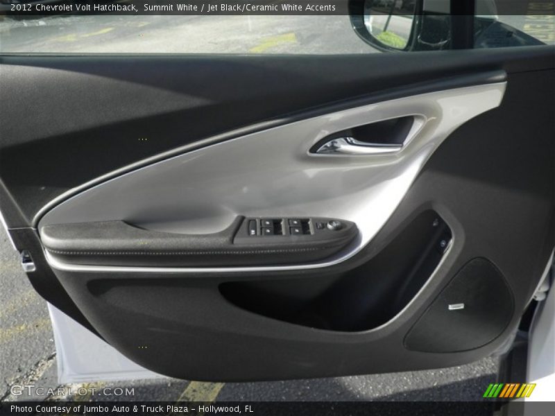 Summit White / Jet Black/Ceramic White Accents 2012 Chevrolet Volt Hatchback