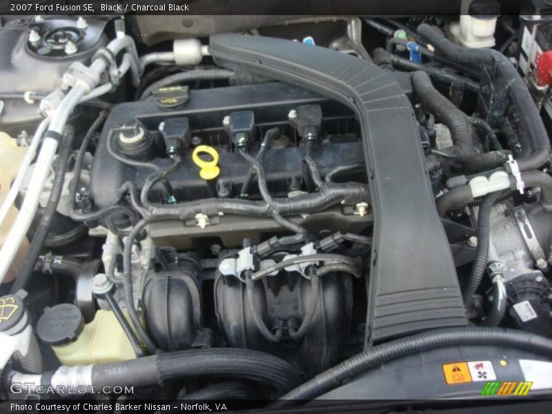 Black / Charcoal Black 2007 Ford Fusion SE
