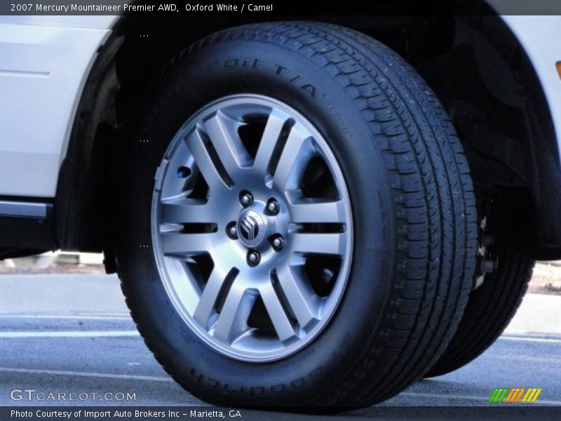 Oxford White / Camel 2007 Mercury Mountaineer Premier AWD