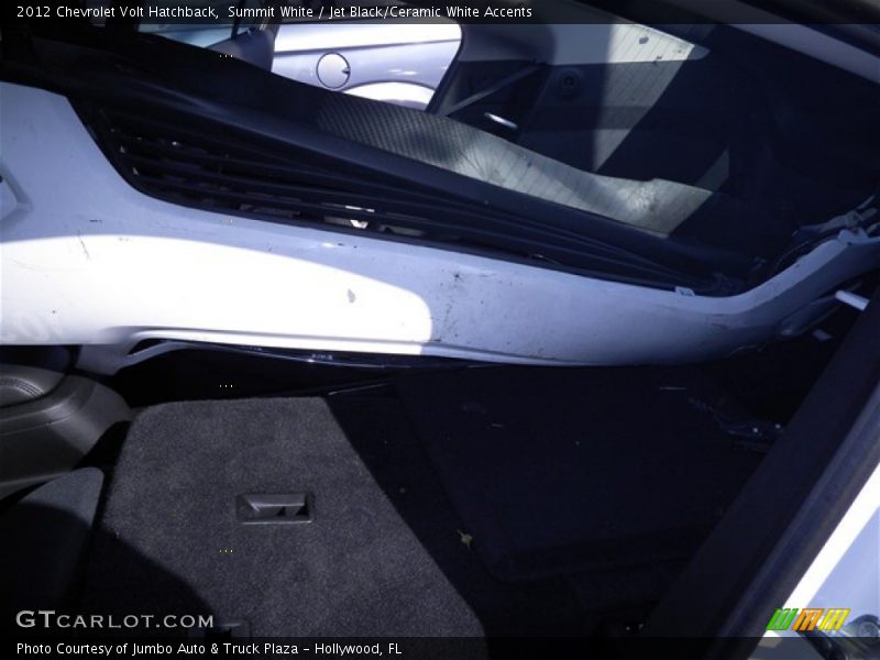 Summit White / Jet Black/Ceramic White Accents 2012 Chevrolet Volt Hatchback