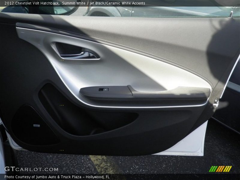 Summit White / Jet Black/Ceramic White Accents 2012 Chevrolet Volt Hatchback