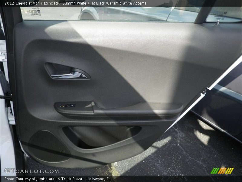 Summit White / Jet Black/Ceramic White Accents 2012 Chevrolet Volt Hatchback