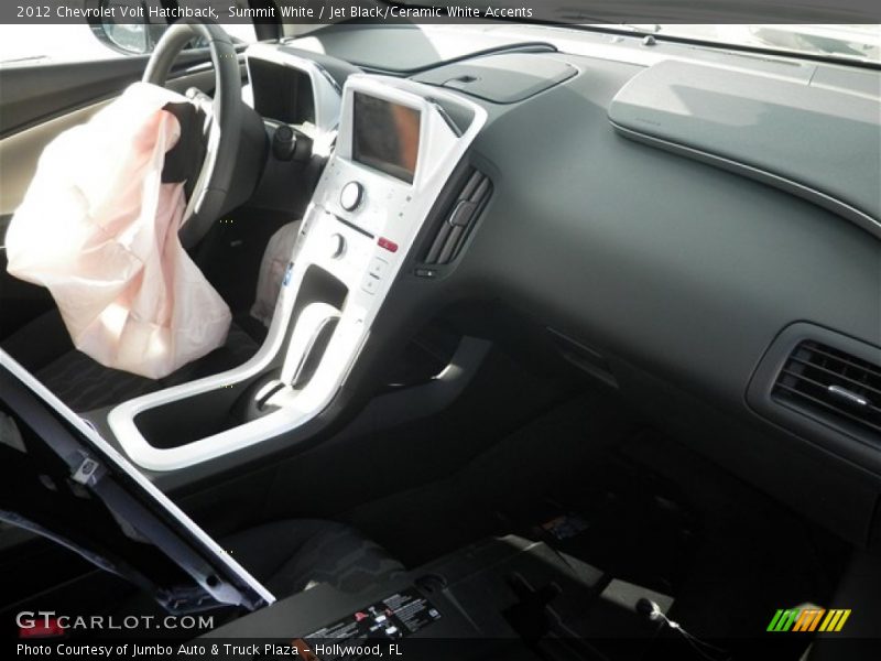 Summit White / Jet Black/Ceramic White Accents 2012 Chevrolet Volt Hatchback