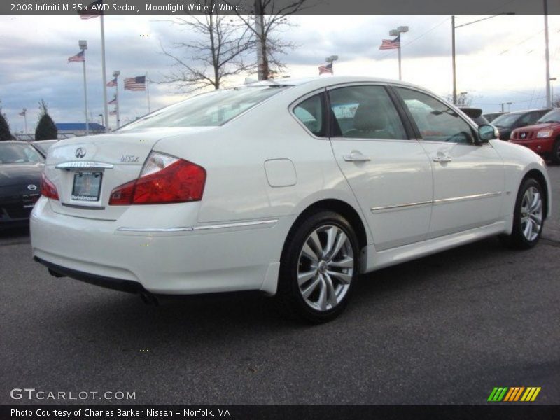 Moonlight White / Wheat 2008 Infiniti M 35x AWD Sedan