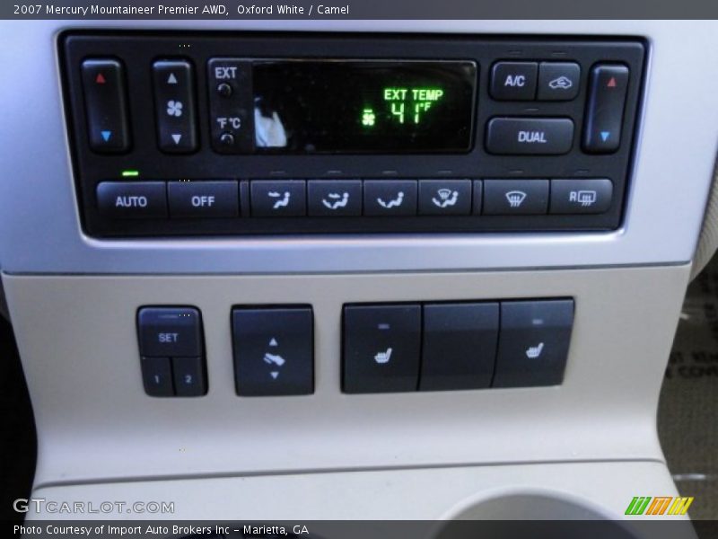 Oxford White / Camel 2007 Mercury Mountaineer Premier AWD