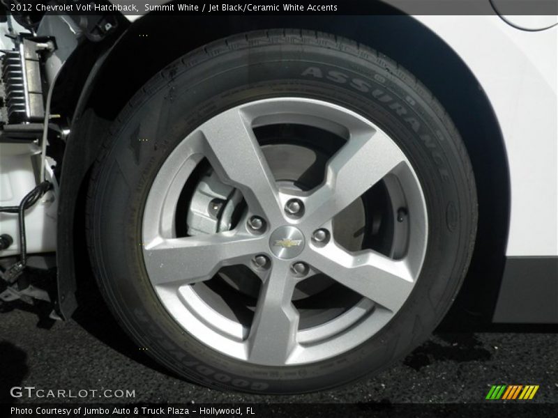 Summit White / Jet Black/Ceramic White Accents 2012 Chevrolet Volt Hatchback